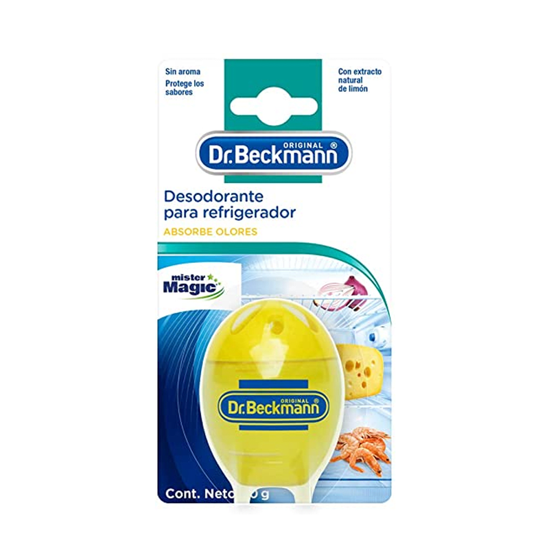 Desodorante Limón para Refrigerador 40 grs. Dr. Beckmann